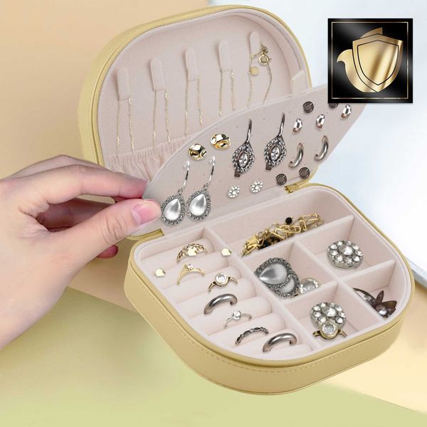 Szkatułka na biżuterię Massido MS-707 - złota zdjęcie 9