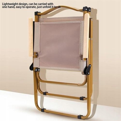 Składane krzesło ogrodowe, turystyczne, kempingowe, kremowe KRT09K na Arena.pl