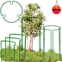 PODPORA PIERŚCIENIOWA 25X60CM CM DO KWIATÓW 3-CZĘŚCIOWA METALOWA ZIELONA