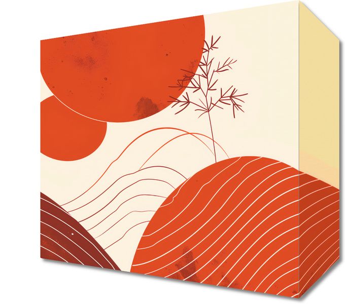 Obraz 20x20cm Ciepło Czerwieni zdjęcie 1