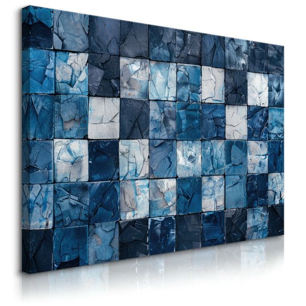 Obraz Ścienny Do Salonu Geometryczna Mozaika Abstrakcja 40cm x 30cm zdjęcie 1