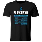 Koszulka Elektryk stawka godzinowa, prezent dla Elektryka, roz. XXL