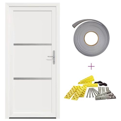 Drzwi Frontowe Biały PVC na Arena.pl