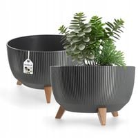 KADAX Doniczka Donica Wkład Misa Na Nóżkach 40cm