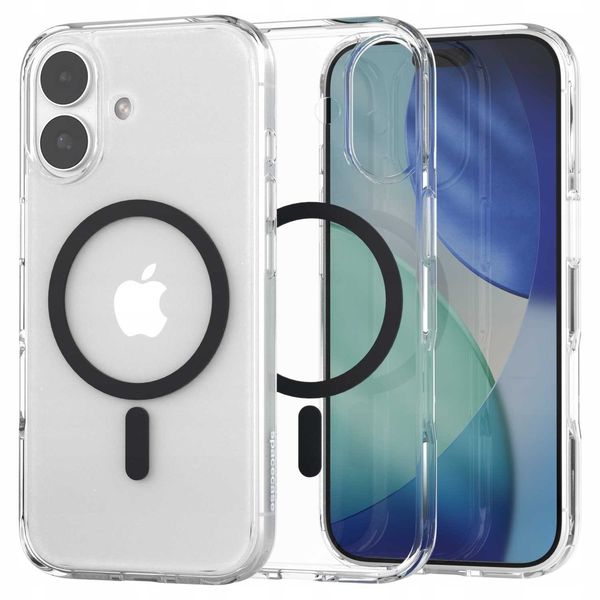 Spacecase Clear Mag Iphone 17 Black zdjęcie 1