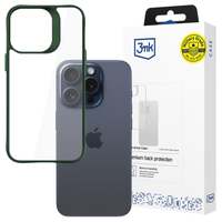 Apple iPhone 15 Pro Max - 3mk Satin Armor Case+ Green