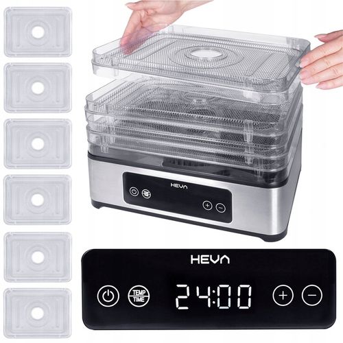 Suszarka do grzybów owoców ATEST PZH stalowe sita HEVA duża aż na Arena.pl