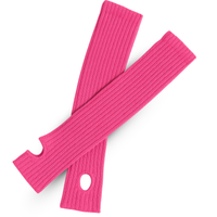 Getry baletowe ocieplacze do tańca na nogi ciemny róż 50 cm