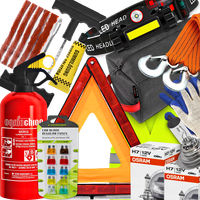 Gaśnica Trójkąt  Bezpieczniki Osram H7 Sznurki Do Naprawy Opon Latarka Czoł