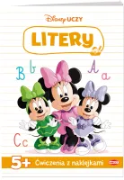Disney Uczy Minnie Ćwiczenia Z Naklejkami Litery Udn-9307