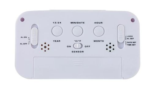 Budzik - zegar cyfrowy LED biały na Arena.pl