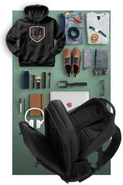 plecak ptn hy242-7048 black zdjęcie 4