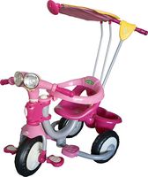 ARTI Duo 33-3 rozowy Rowerek trojkolowy ze swiatl