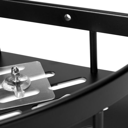 Półka narożna LUSAKA czarna do łazienki na Arena.pl