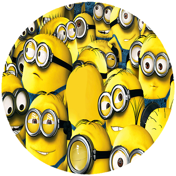 Opłatek na tort Minionki zdjęcie 1