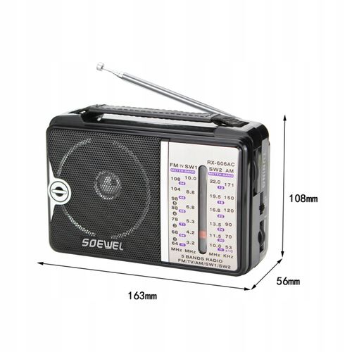 Radio sieciowo-bateryjne AM RETOO E659 na Arena.pl