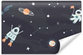 Fototapeta Dla Dzieci ASTRONAUTA Planety Kosmos Gwiazdy 300cm x 210cm