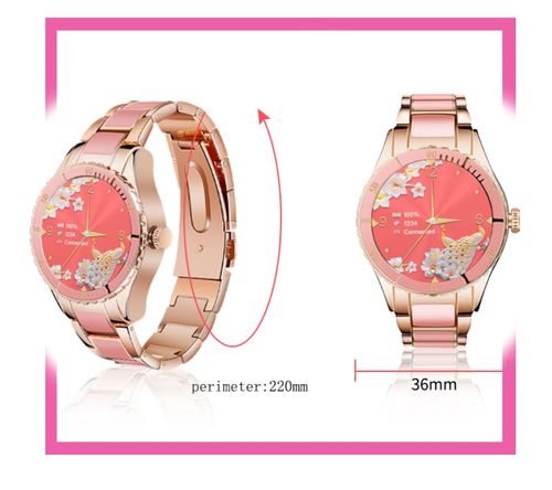 smartwatch damski rubicon rnce82 różowy na Arena.pl