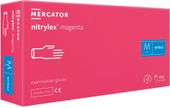 rękawice nitrylowe 100 szt. 8-m nitrylex magenta