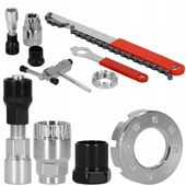 ZESTAW NAPRAWCZY NARZĘDZI DO ROWERU ŚCIĄGACZ KORBY ROWEROWEJ KLUCZ