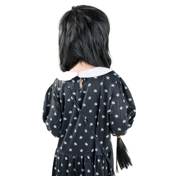 Przebranie Wednesday rozmiar 134-140 + peruka zdjęcie 6