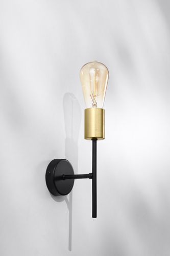 Crespilo lampa kinkiet czarny 1x40 E27 na Arena.pl