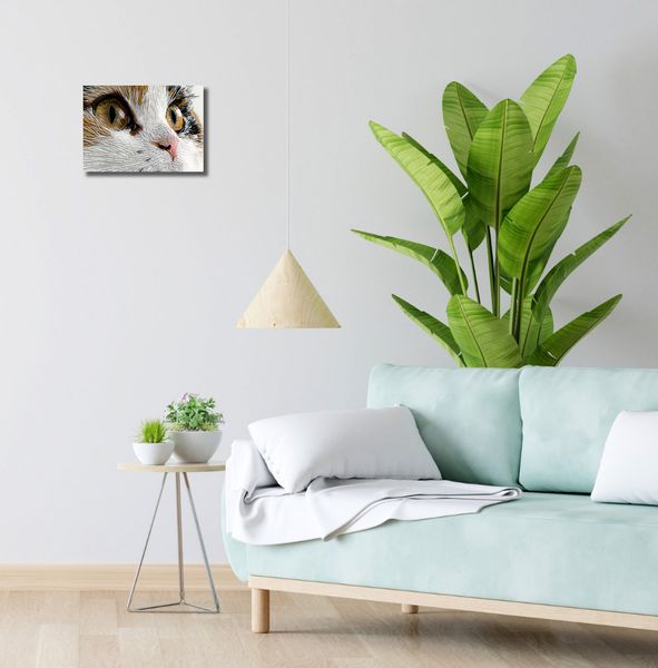 Obraz 30x20cm Nitkowany Kot zdjęcie 2