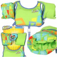 BESTWAY Kamizelka do pływania kapok z rękawkami zielona 3-6lat 13-30kg