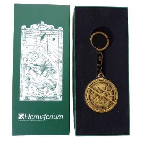 Breloczek mosiężny H80 - astrolabium zdjęcie 3