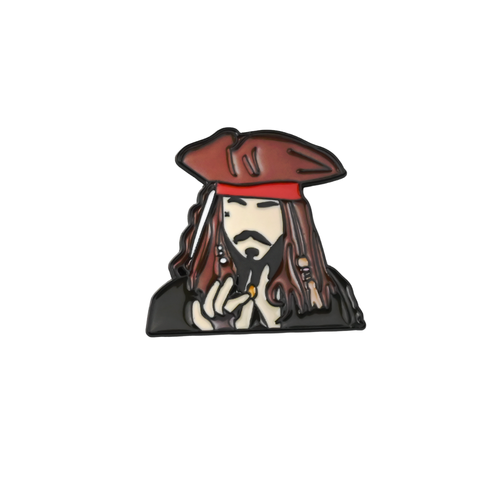 Jack Sparrow | 3 cm | Metal | Przypinka | Pirates of the Caribbean na Arena.pl
