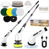 BEZPRZEWODOWA ELEKTRYCZNA SZCZOTKA OBROTOWA SPRZĄTAJĄCA DO MYCIA MOP 9W1