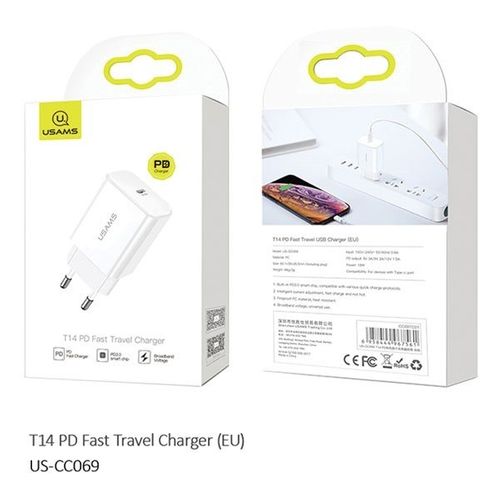 Ładowarka sieciowa 1xUSB-C Fast Charging biała na Arena.pl