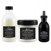 DAVINES OI OIL SZAMPON 280ML ODŻYWKA 250ML MLECZKO 135ML ZESTAW ODŻYWCZY