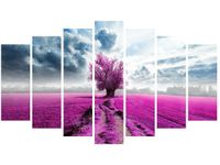 OBRAZ FIELD&TREE POLE DRZEWO KOLORY