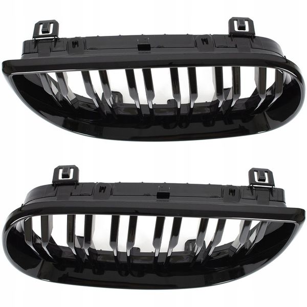 Atrapa Nerki Grill Czarny Połysk do BMW 1 E81 E82 E87 E88 Przed Liftingiem zdjęcie 4