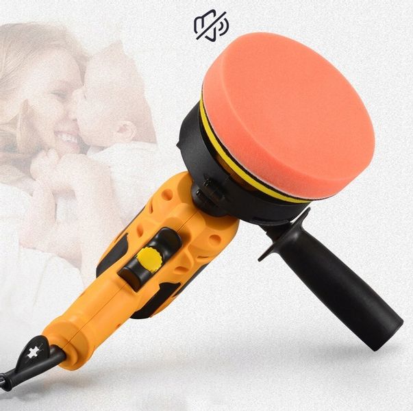 POLERKA SAMOCHODOWA SZLIFIERKA Z REGULACJĄ OBROTÓW + ZESTAW GĄBEK zdjęcie 12