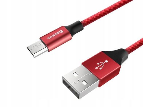 Kabel Baseus Yiven Lightning 180 cm 2A - czerwony na Arena.pl