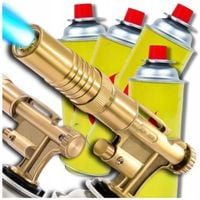 MOSIĘŻNY PALNIK GAZOWY RĘCZNY ZAPŁON REGULACJA + 4 GAZ KARTUSZ