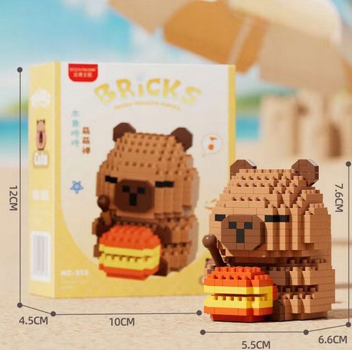 Klocki Konstrukcyjne Mini Kapibara Z Hamburgerem 360 el. na Arena.pl