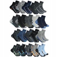 20x SKARPETY SPORTOWE bawełniane ODDYCHAJĄCE krótkie SKARPETKI MĘSKIE 39-42