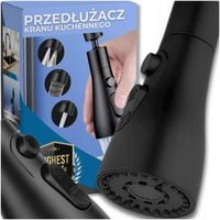 PRZEDŁUŻKA DO KRANU BATERII KUCHENNEJ KOŃCÓWKA ADAPTER PERLATOR 3 TRYBY 360