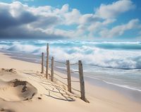 Plakat 76x60,5cm Szepty Oceanu