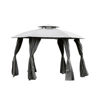 GRAFITOWY PAWILON OGRODOWY GAVI OKRĄGŁY