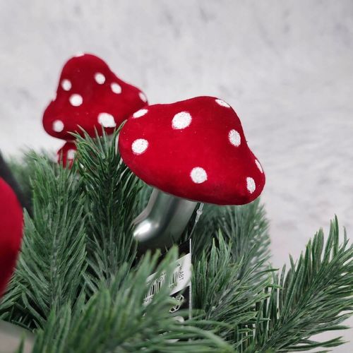 Grzybki muchomorki bombki na klipsie bombka muchomorek komplet 12 szt. na Arena.pl