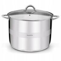 GARNEK INDUKCJA DUŻY Stalowy Pokrywka GASTRONOMICZNY Konighoffer Faro 21 l