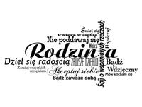 60X40CM RODZINA DZIEL SIĘ RADOŚCIĄ OBRAZ DRUK