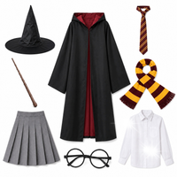 STRÓJ HERMIONA 154 KOSTIUM PRZEBRANIE HARRY KOSZULA ZESTAW NA HALLOWEEN