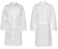 Biały Fartuch Kitel bawełniany medyczny laboratoryjny NAPY męski M