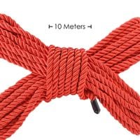 lina bondage poliestrowa ouch! zmysłowa czerwona 10m