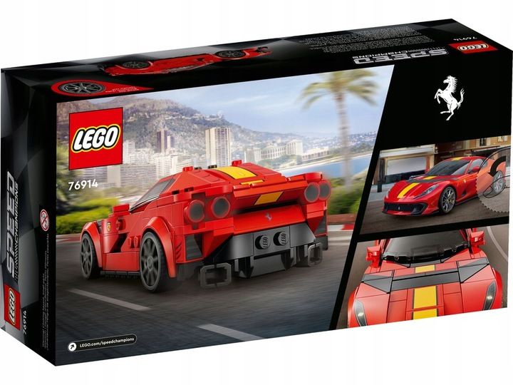LEGO SPEED CHAMPIONS 76914 FERRARI 812 COMPETIZION PREZENT zdjęcie 4